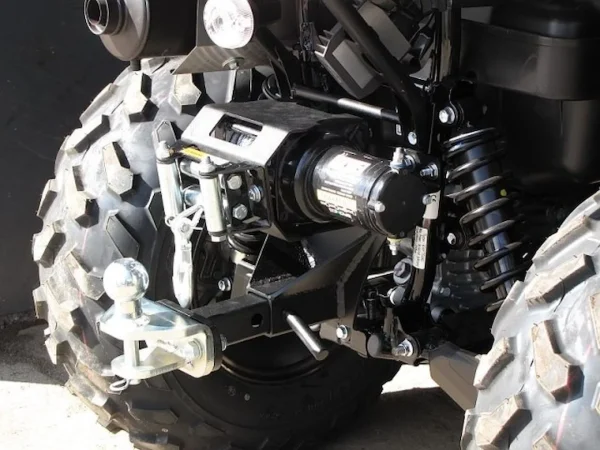 Montážna sada zadného navijaka pre štvorkolky Kawasaki KVF 650/750 + ťažné zariadenie a čap