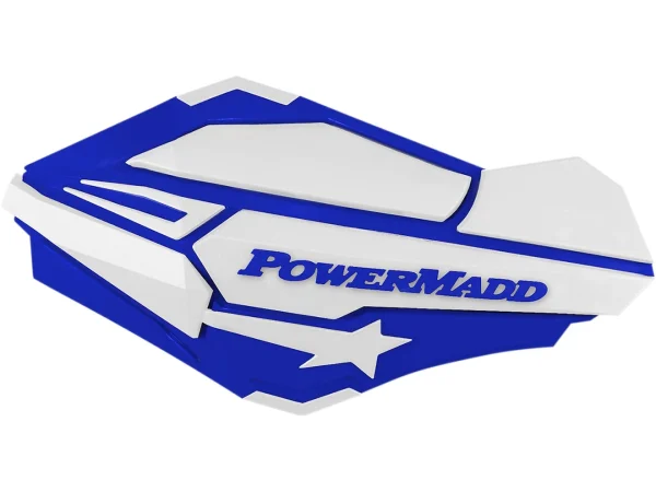 PowerMadd Sentinel kézvédők, fehér/kék