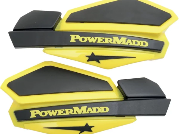 PowerMadd Star kézvédők, fekete/sárga