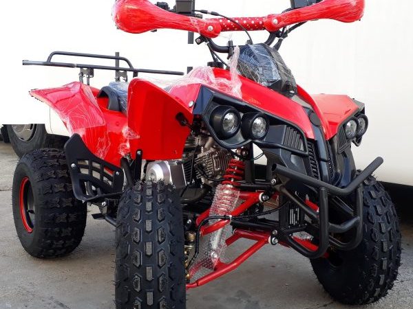 Gyerek junior quad KXD 008 125cc erősített modell, piros színben