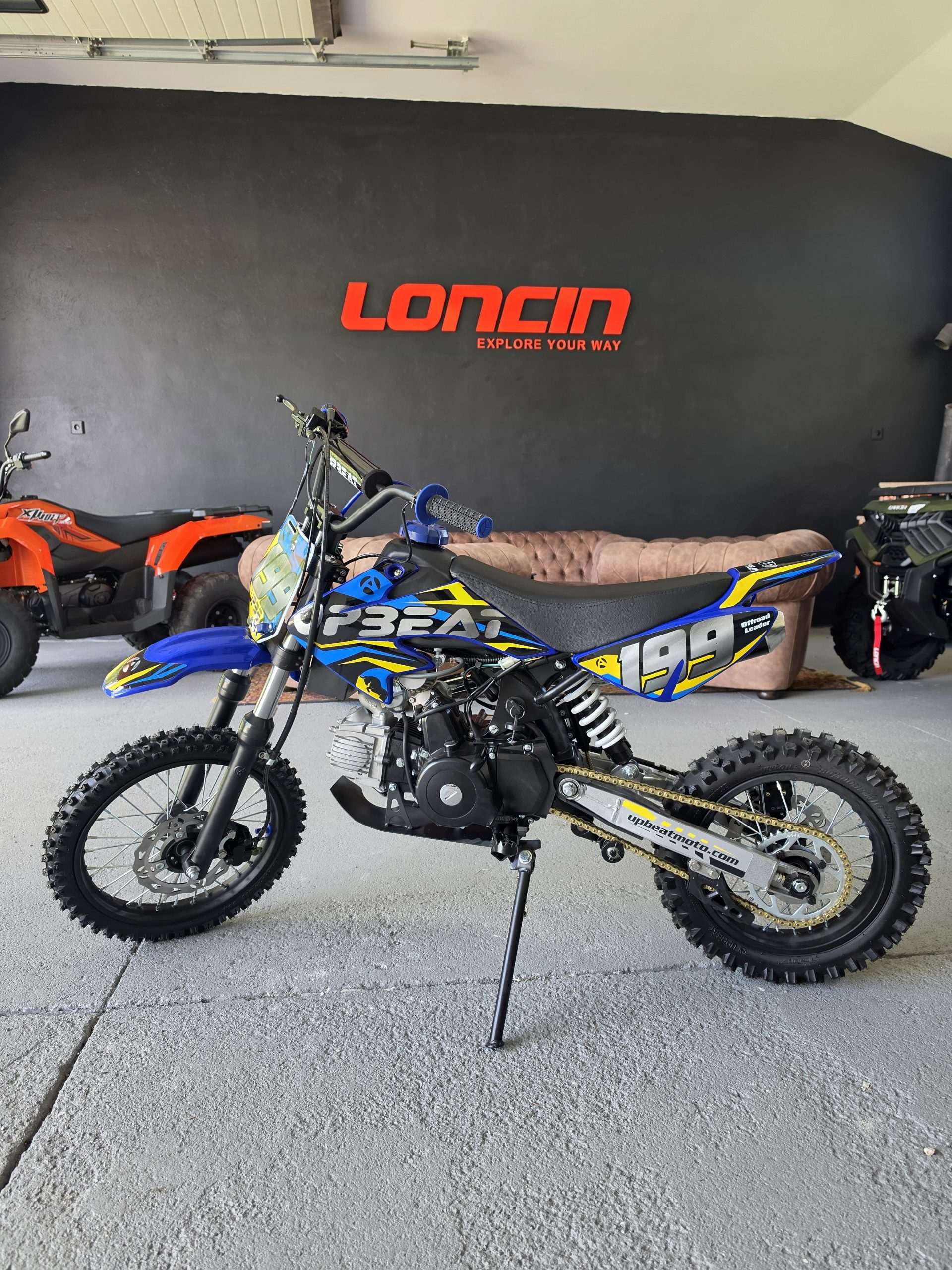 UPBEAT 125ccm dirt bike (kék-kicsi)