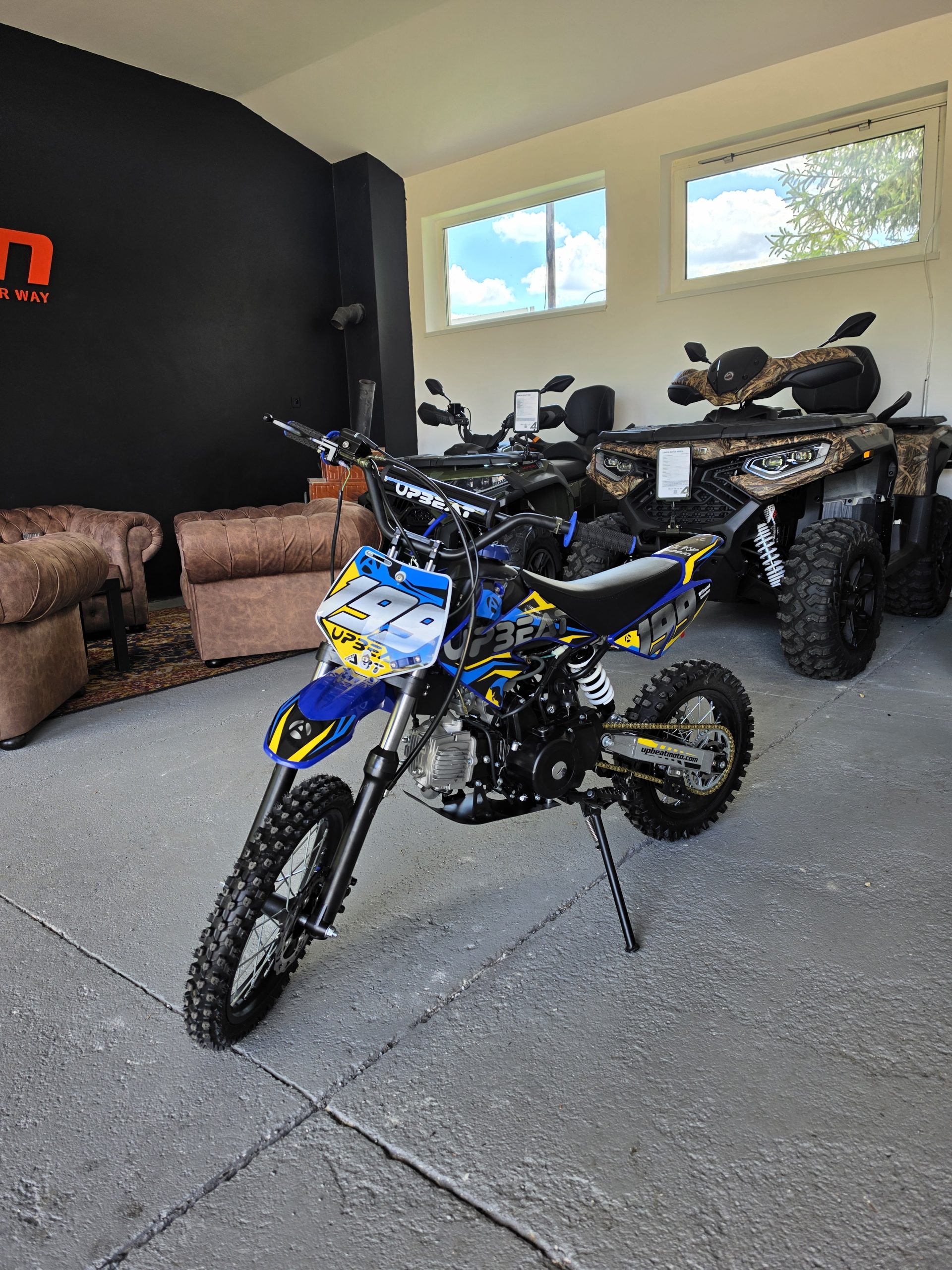 UPBEAT 125ccm dirt bike (kék-kicsi) - Image 2
