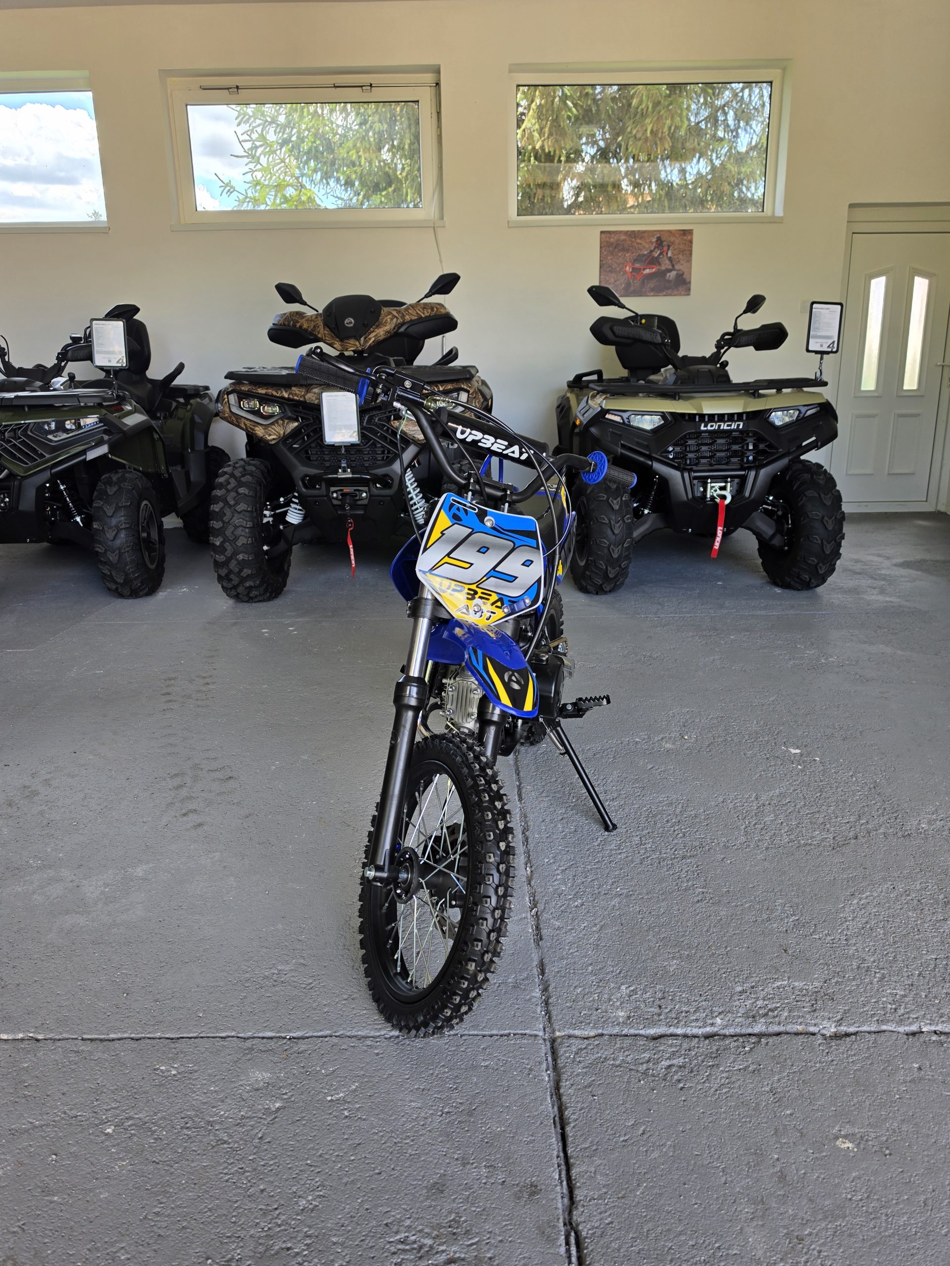 UPBEAT 125ccm dirt bike (kék-kicsi) - Image 8