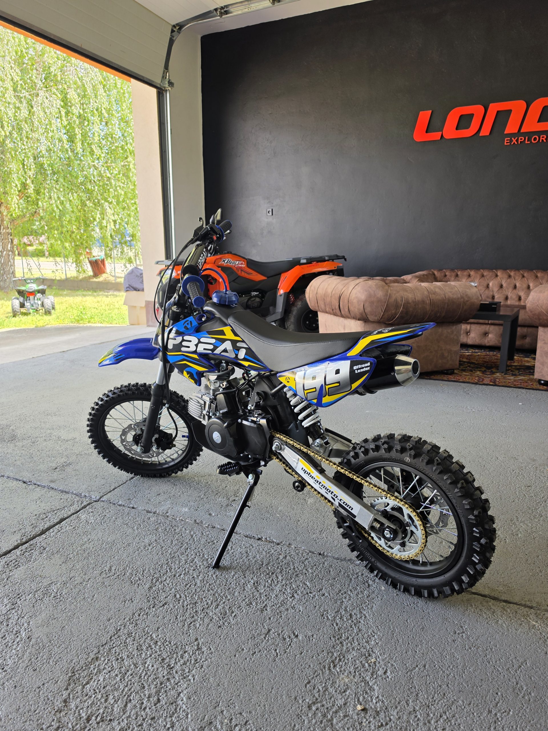 UPBEAT 125ccm dirt bike (kék-kicsi) - Image 3