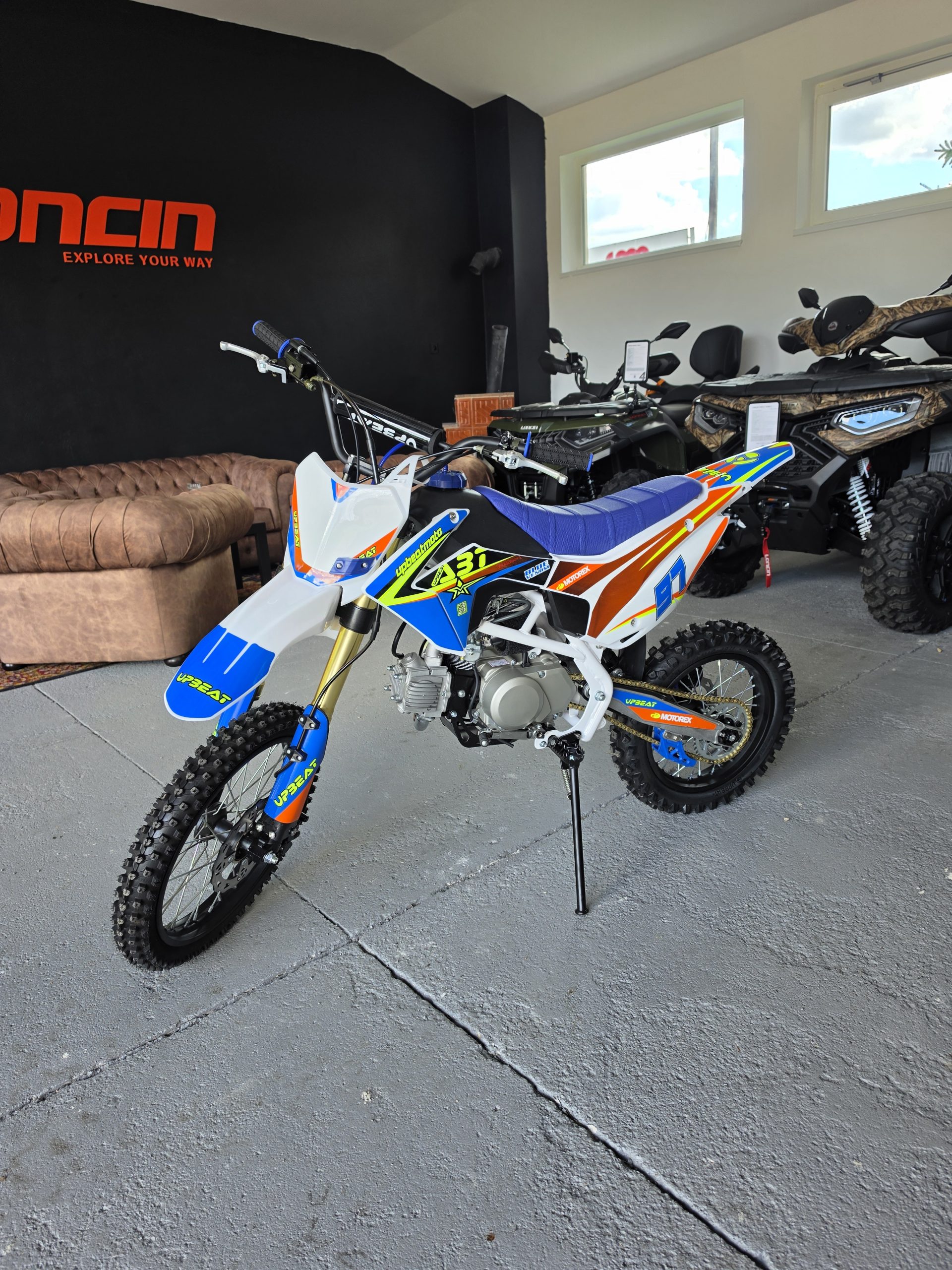 UPBEAT 125ccm dirt bike (kék) - Image 2