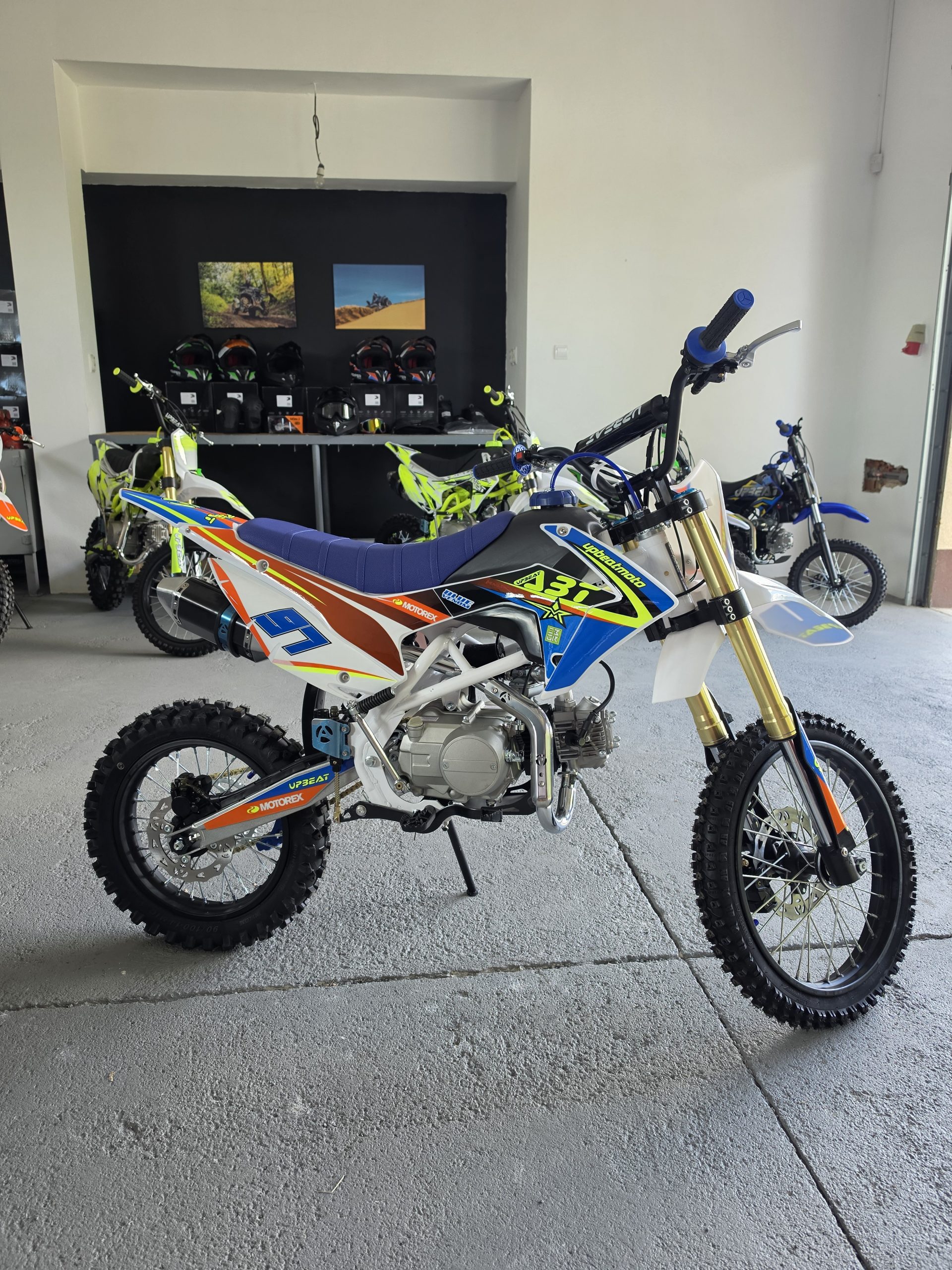 UPBEAT 125ccm dirt bike (kék) - Image 6