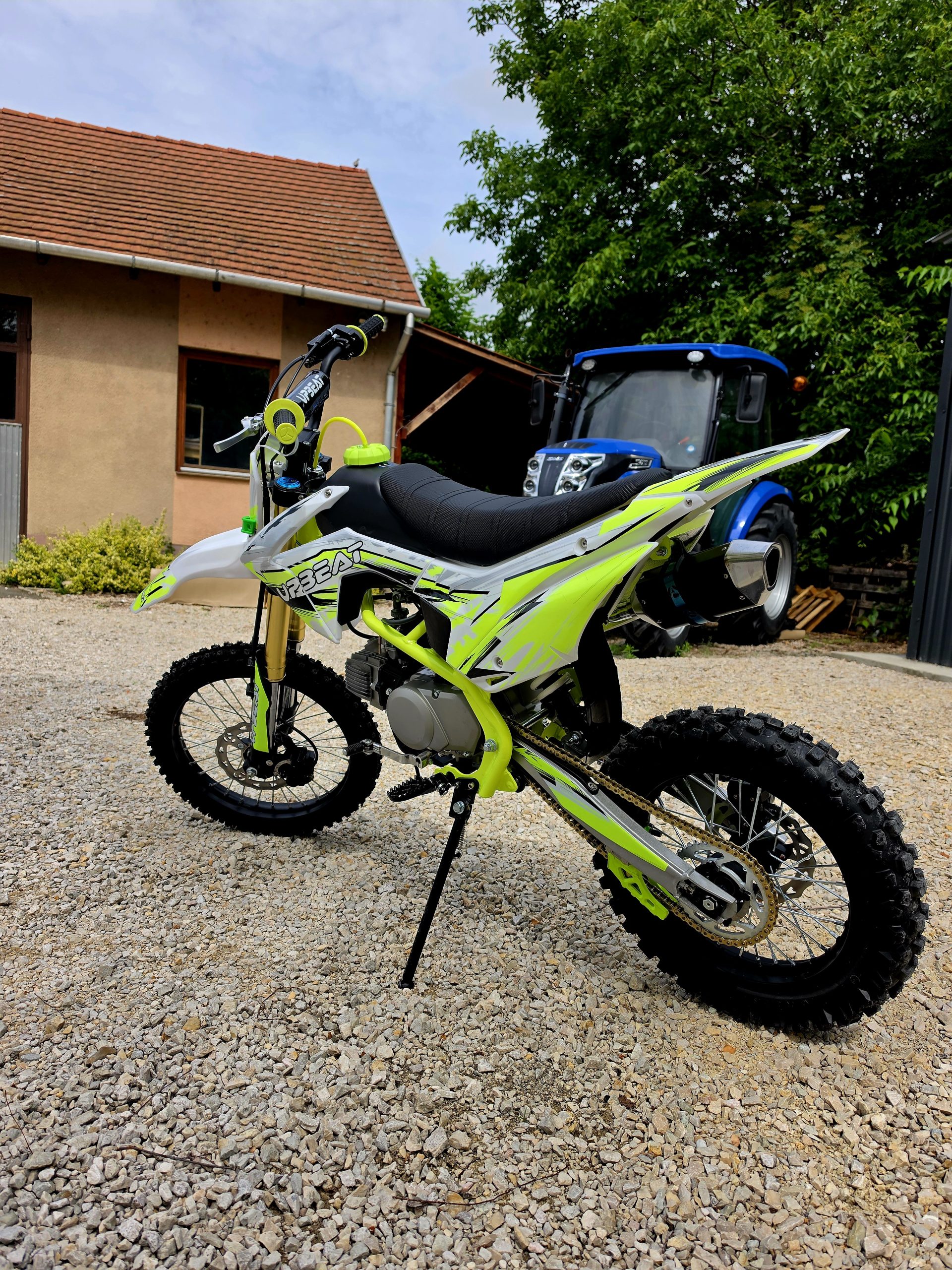 UPBEAT 125ccm dirt bike (neon zöld) - Image 4