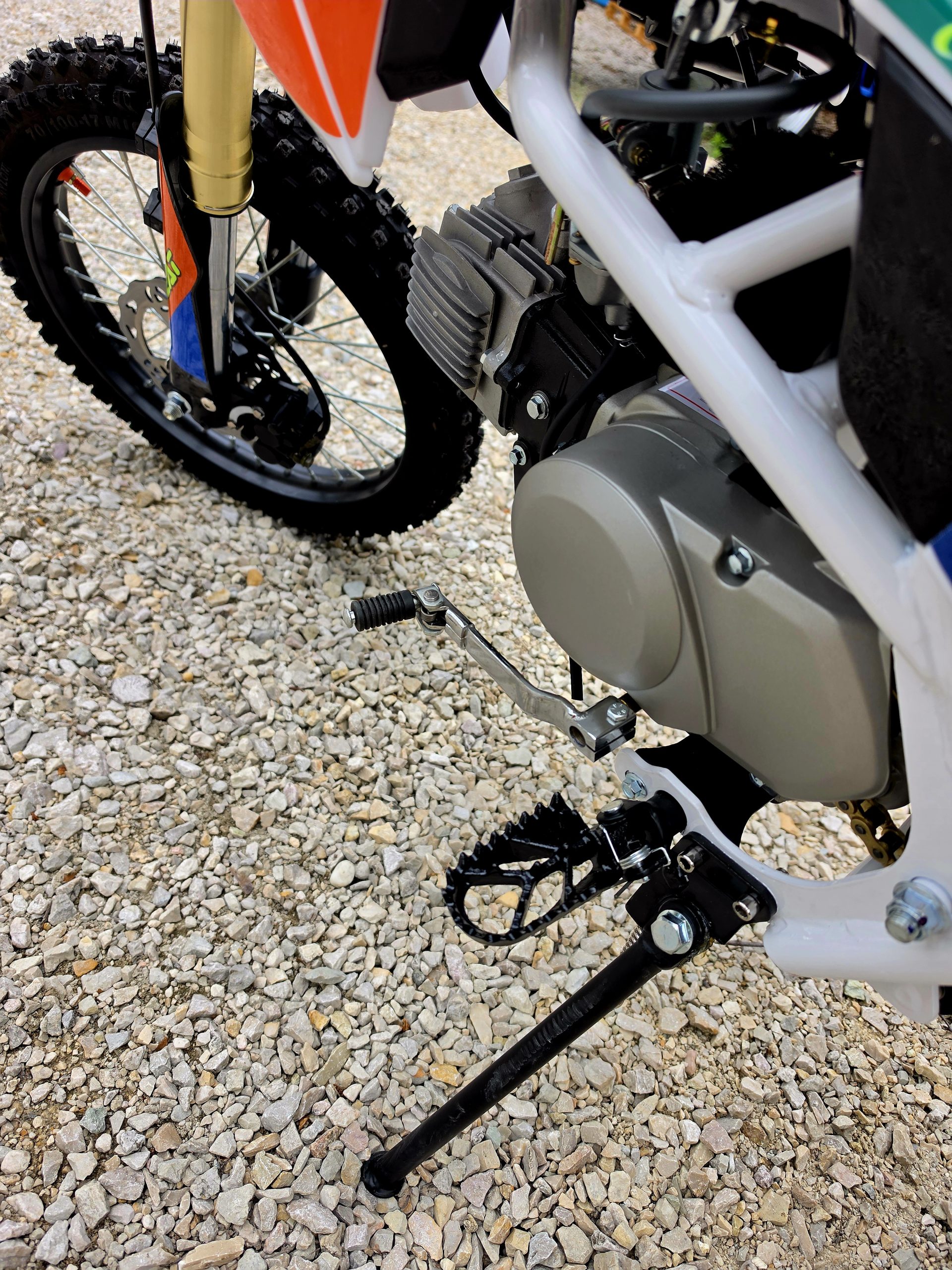 UPBEAT 125ccm dirt bike (narancs-kék) - Image 7