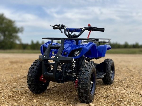 Kétütemű gyerek quad KXD M7 kék benzines, berántós