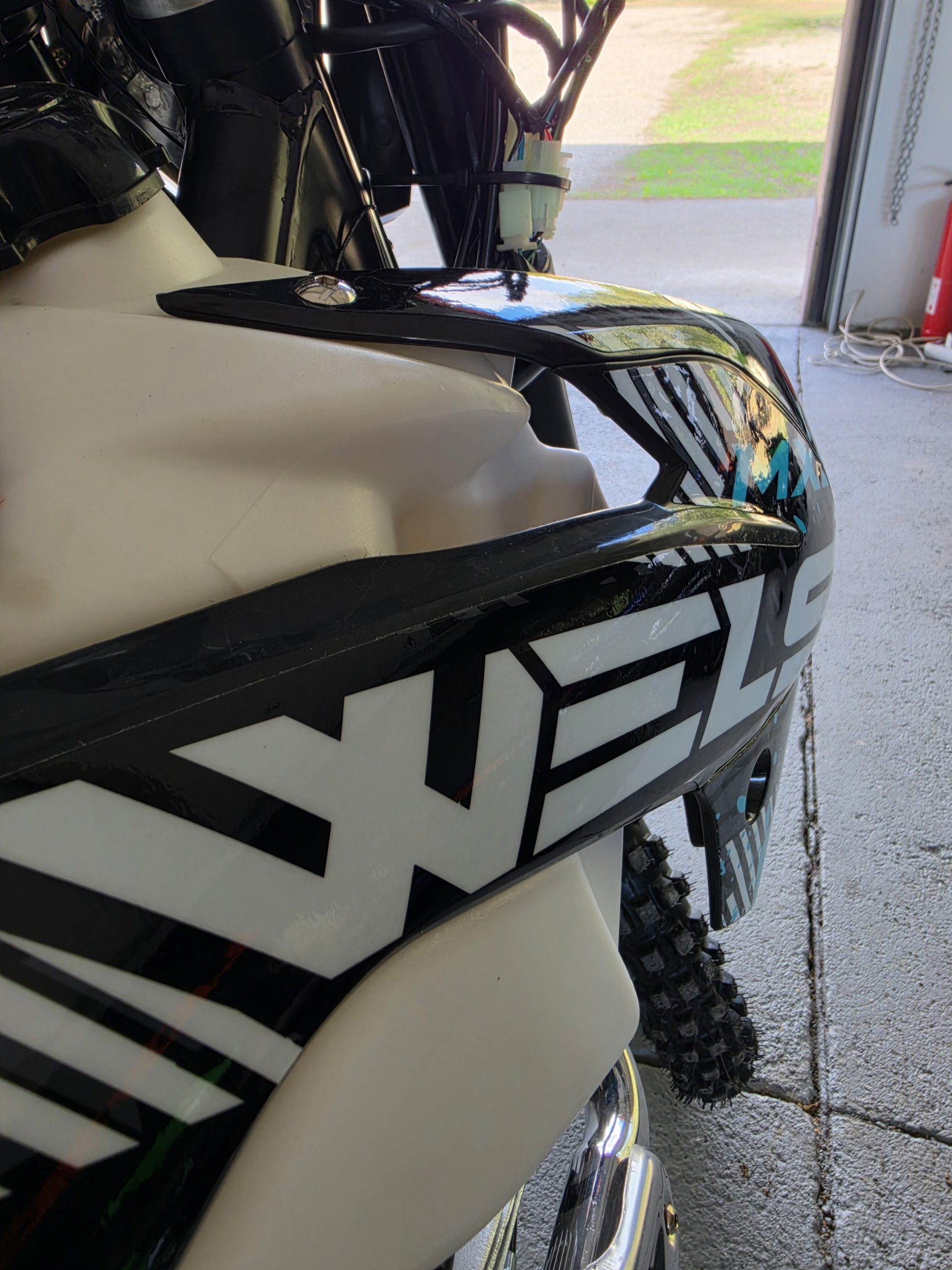 UPBEAT 150ccm dirt bike (modrý - s elektrickým štartérom) – Obrázok 10