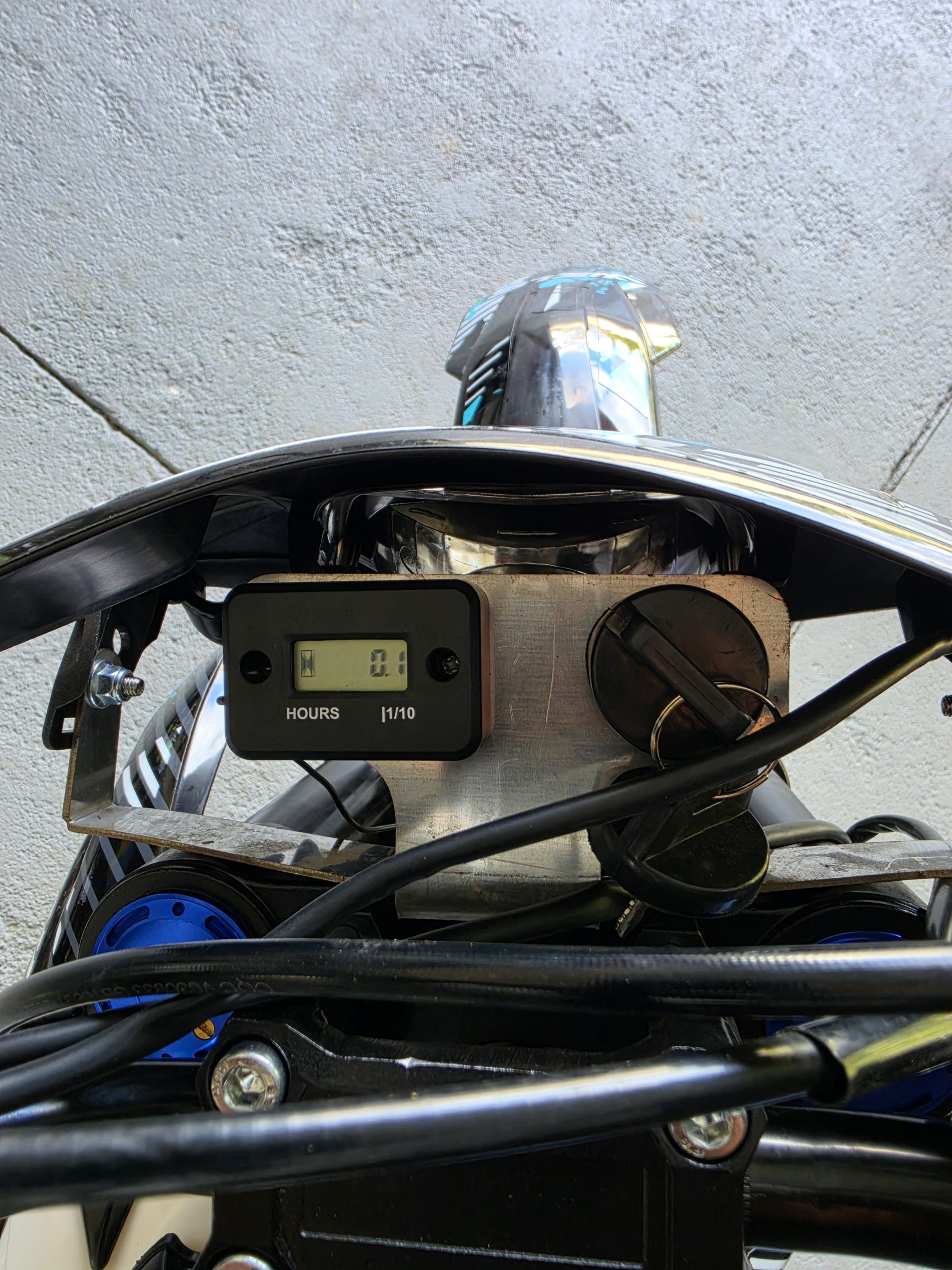 UPBEAT 150ccm dirt bike (modrý - s elektrickým štartérom) – Obrázok 11